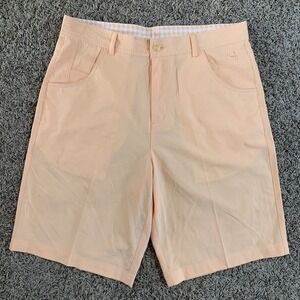 Short Par 4 Shorts Mens 32 Peach Pockets Lightweight Golf Greyson